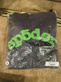 Grey and Green Hoodie