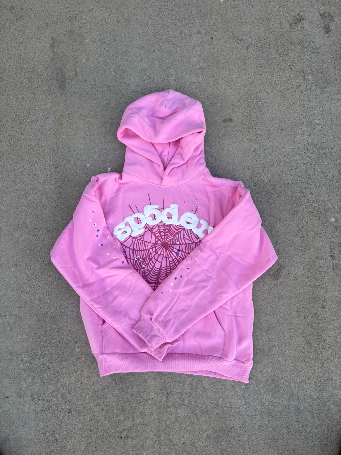 Pink and White Hoodie