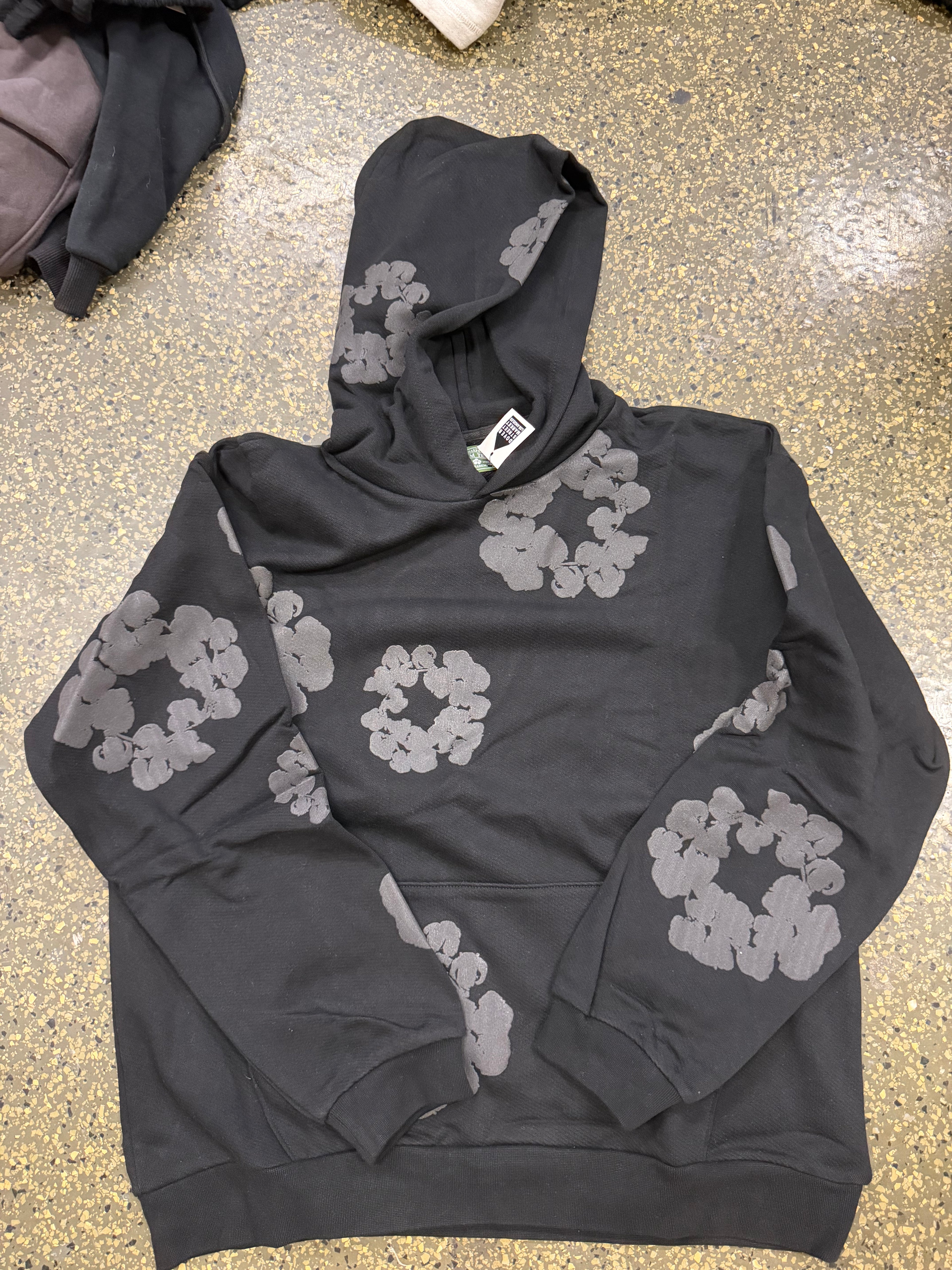 Black on Black Tear Hoodie