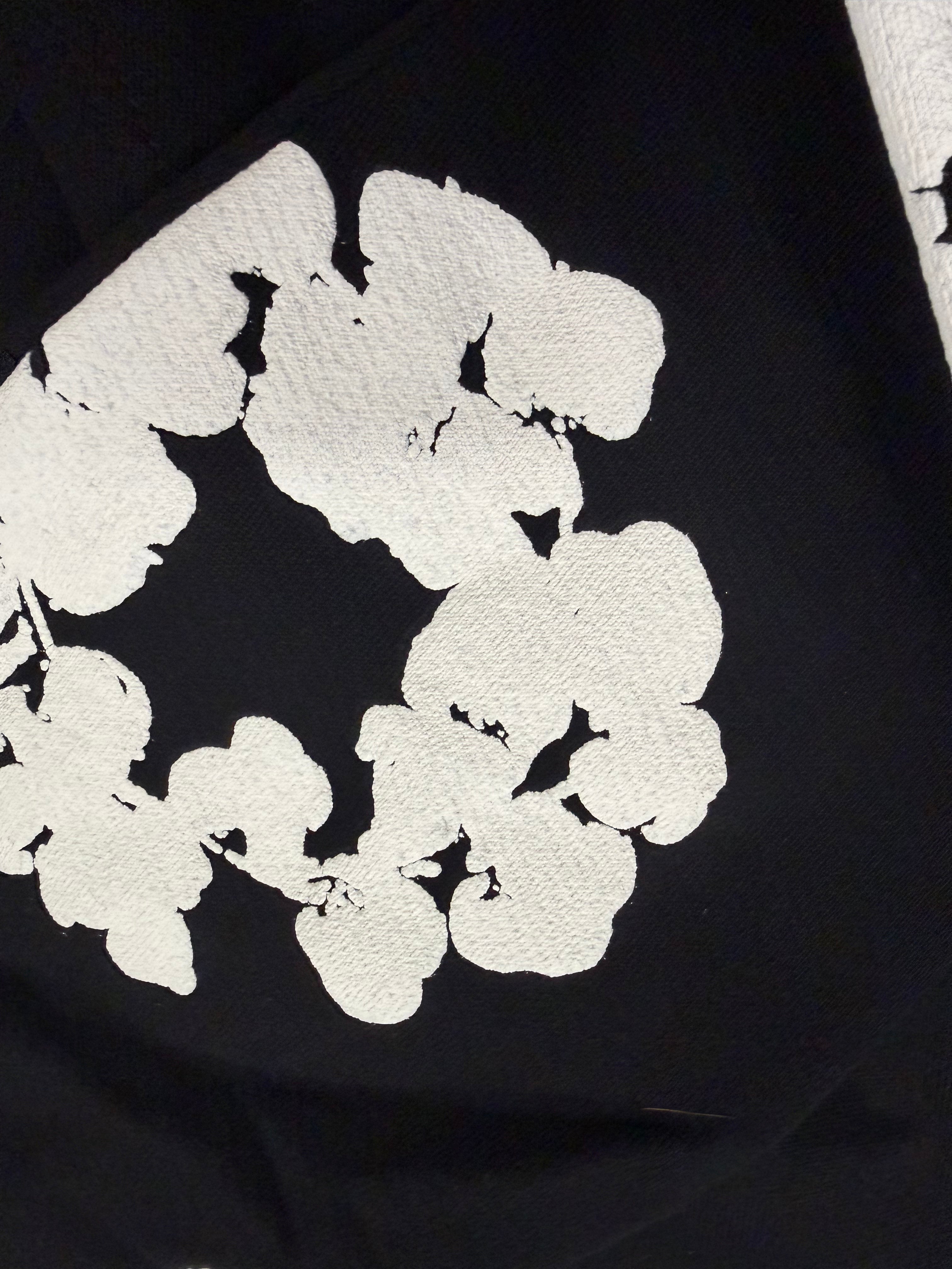 Black and White Tear Hoodie