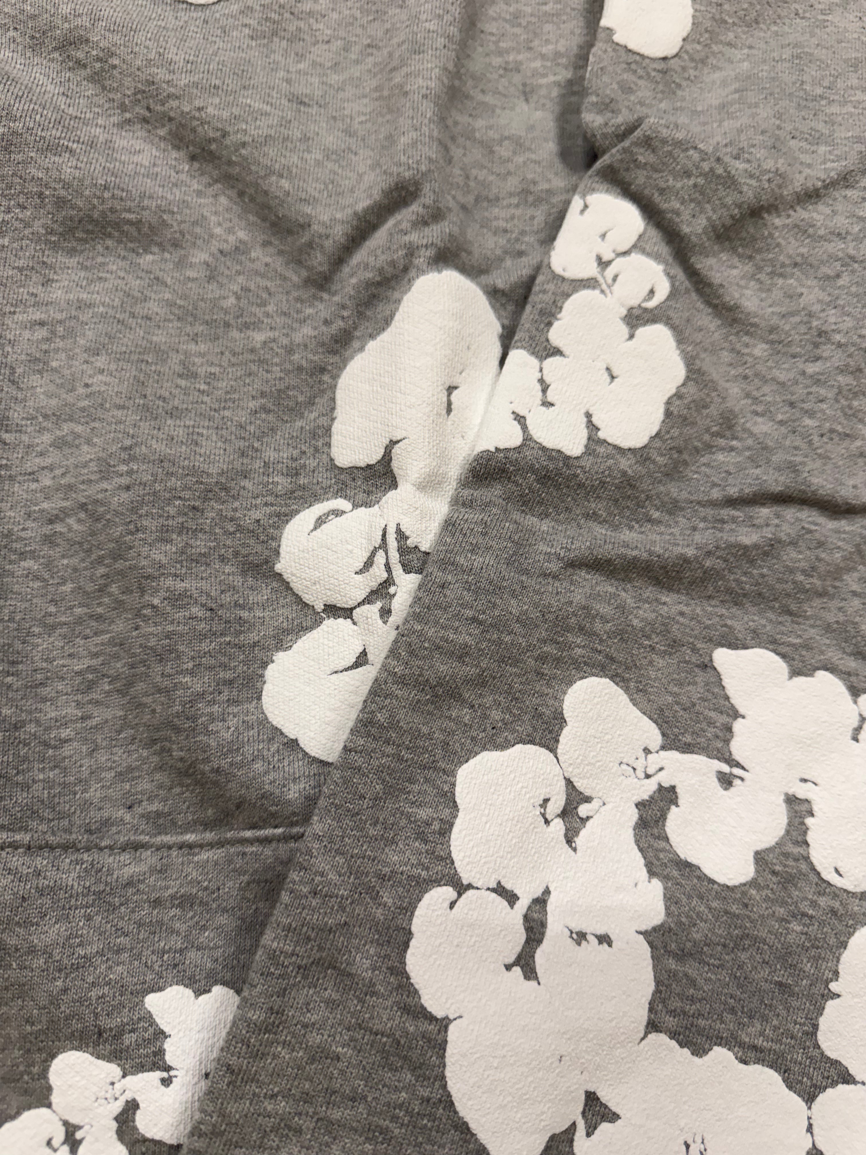 White and Grey Tear Hoodie